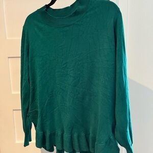 Allegra Gold Elegant Green Women's Blouse
